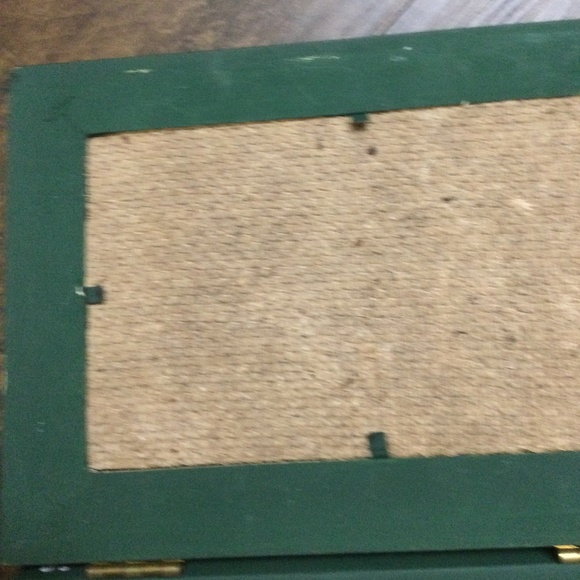 ☃️ SALE Snowman Wood Box - recipes, greeting cards, photos, hinged lid pic frame - Picture 7 of 13